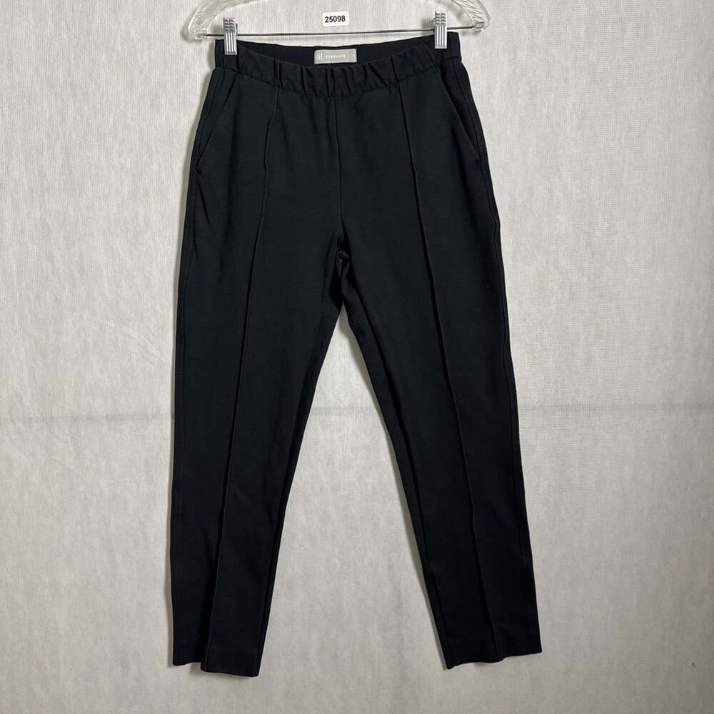 Everlane Women's Size Smalll Black Stretch The Dream Slim Tapered Pants